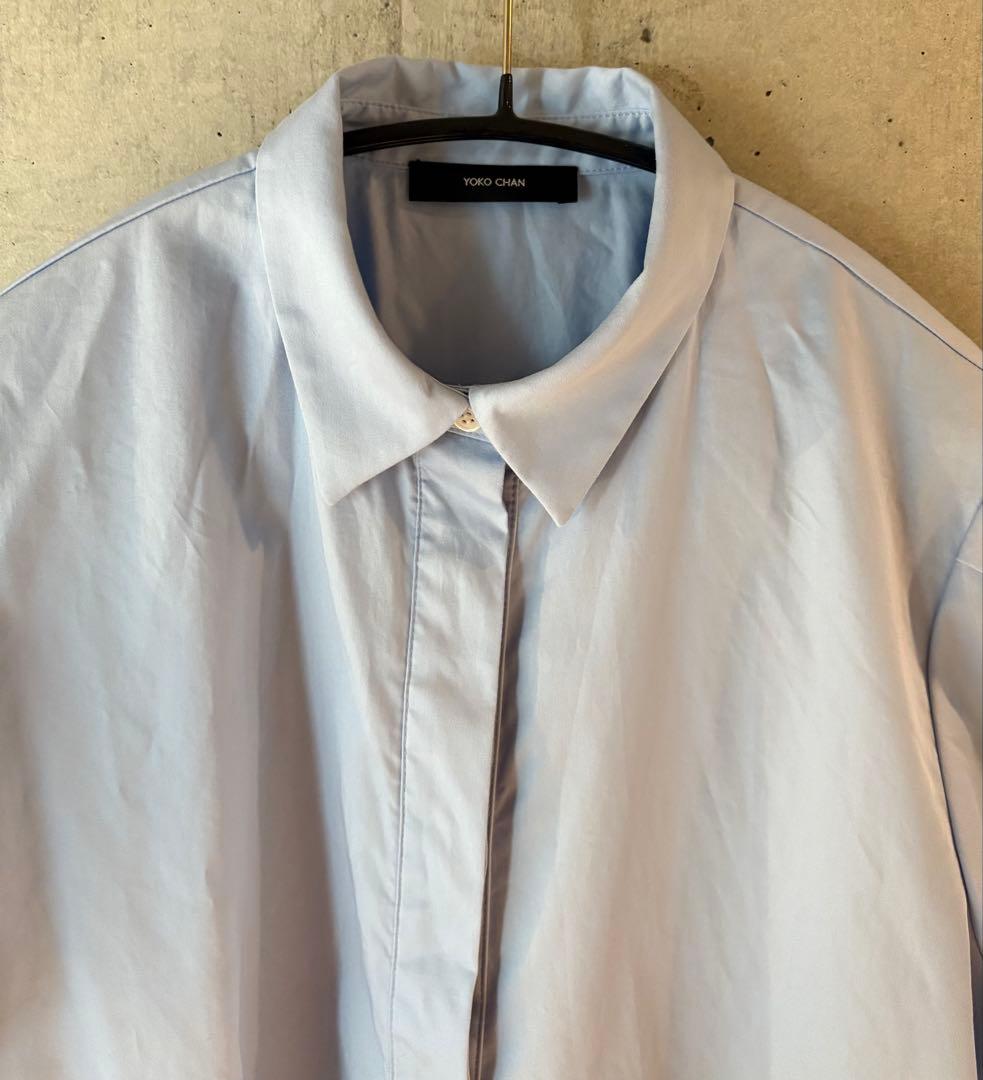 YOKO CHAN'24ポイントカラーブラウス ブルー✳︎未使用