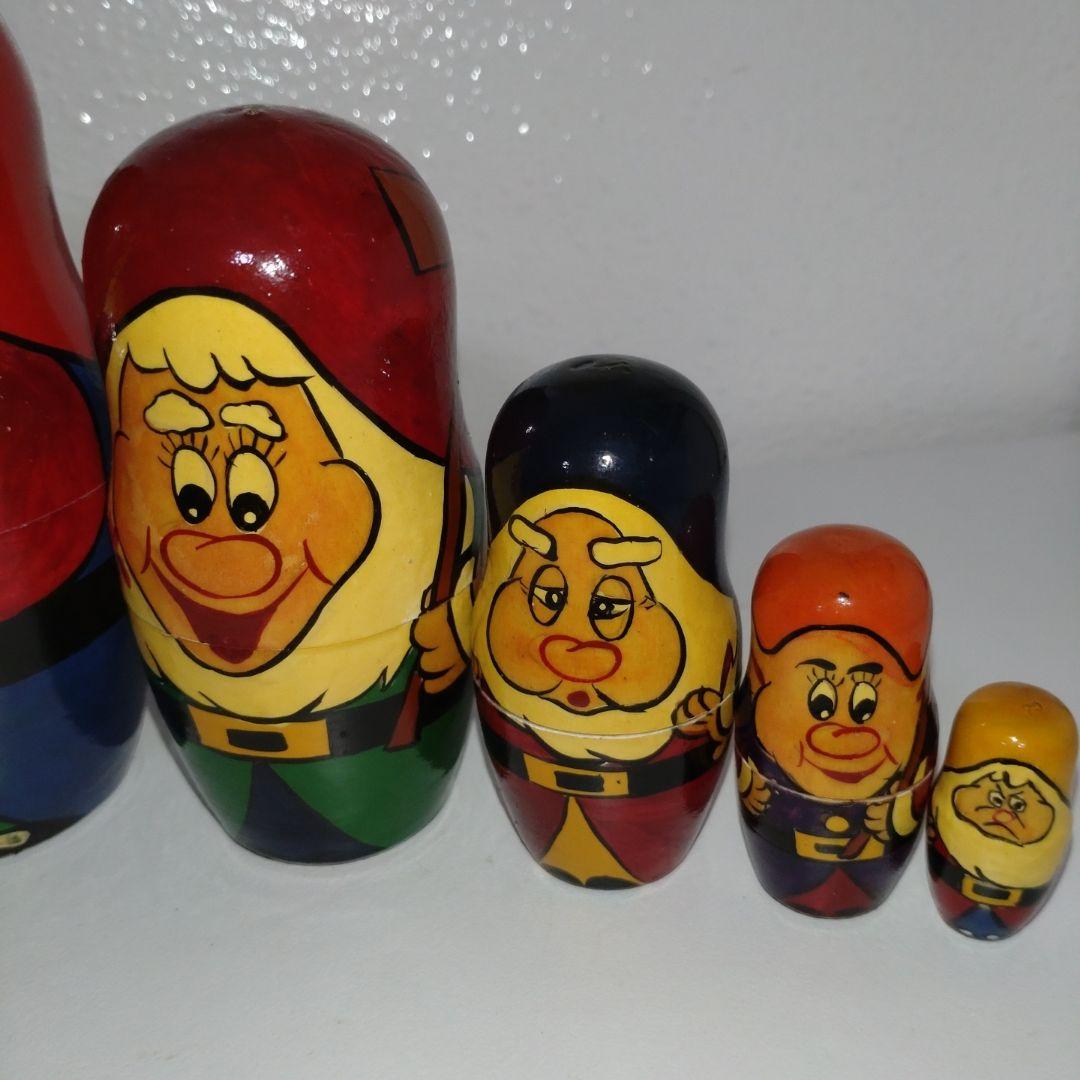 マトリョーシカ 7人のこびと 白雪姫 人形