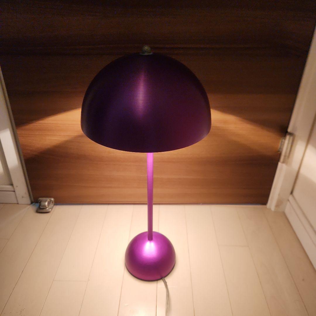 稀少　パープル　フラワーポット　ヴェルナー・パントン　北欧