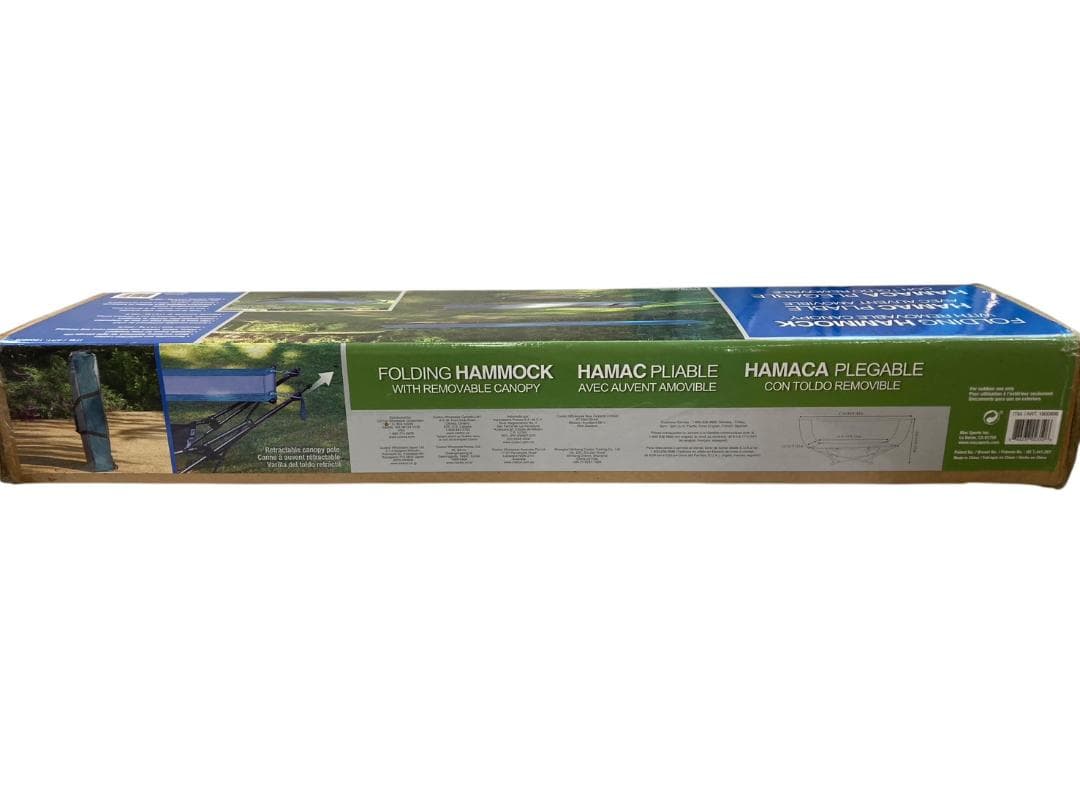 HFY8 ★未使用★ マックスポーツ 折畳み ハンモック キャノピー付