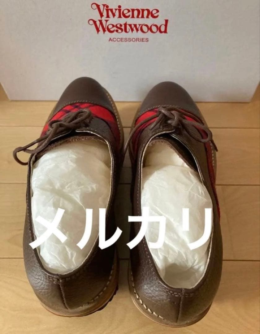 【あいか】Vivienne Westwood チェック靴ヴィヴィアン新品