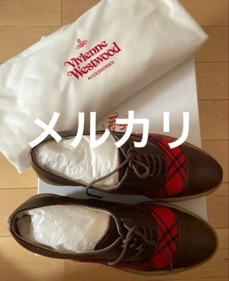 【あいか】Vivienne Westwood チェック靴ヴィヴィアン新品