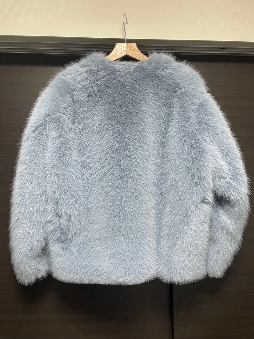 STYLEMIXER ノーカラーファー ジャケット