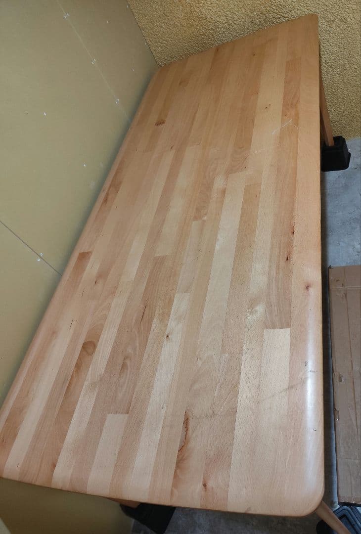 【関東圏限定】定価約9万 ニトリ Nコレクション 天然木テーブル 200cm