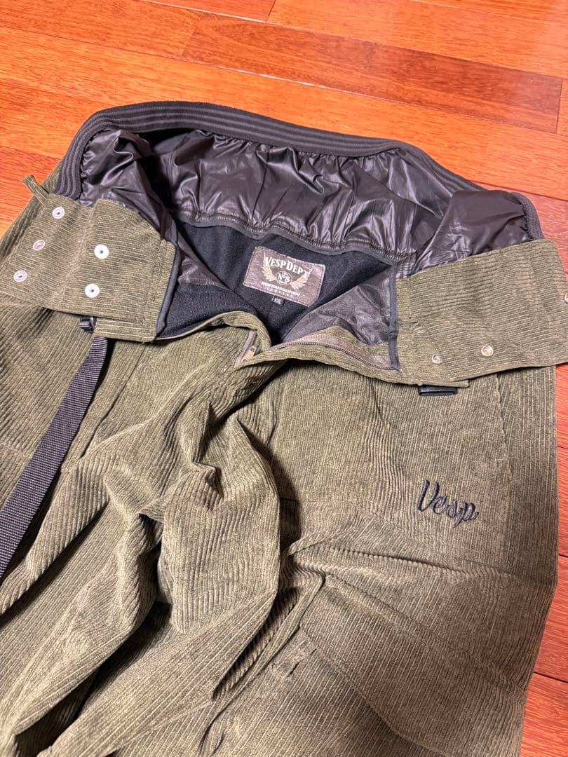 VEST DEEP コーデュロイジャケット XXL オリーブグリーン