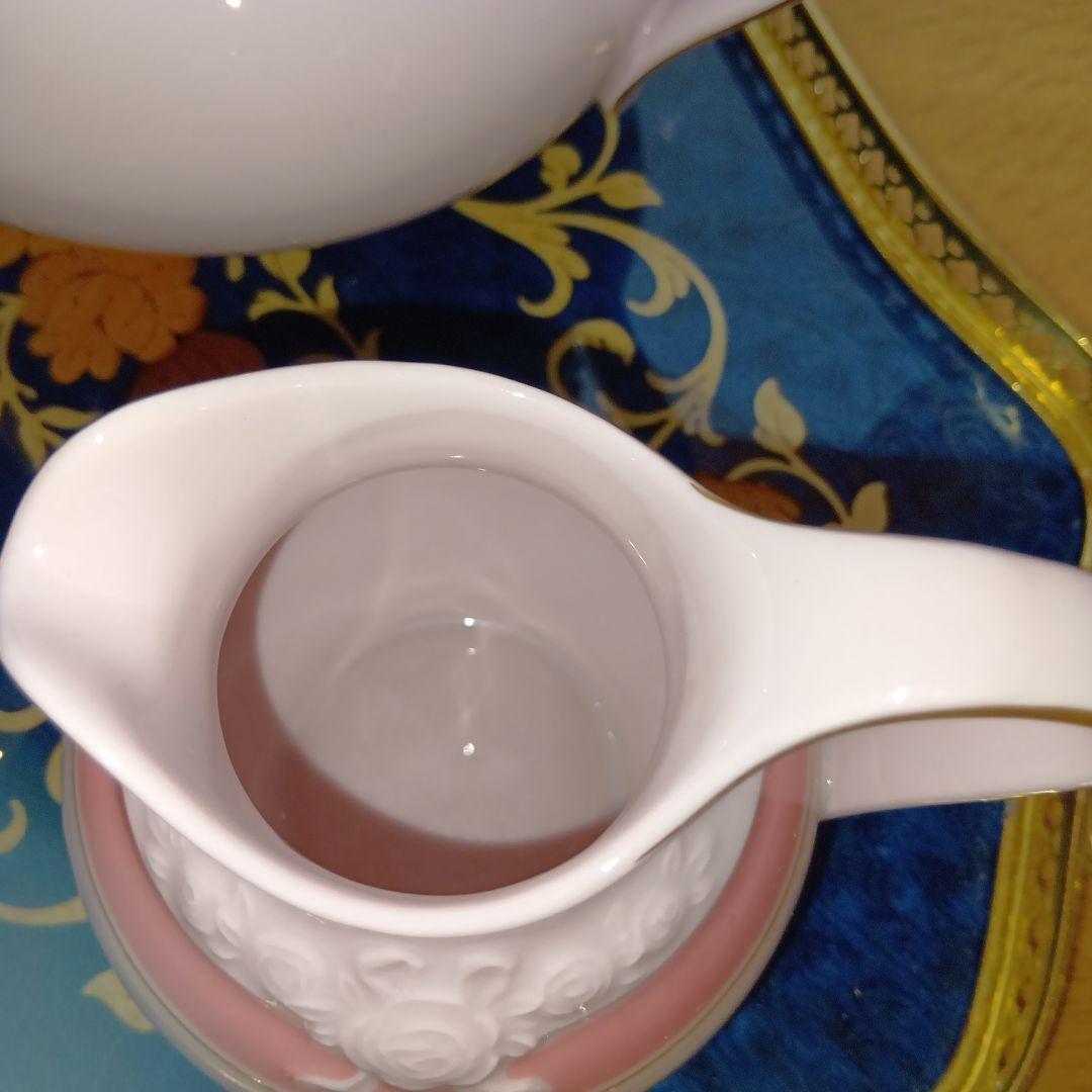 フッチェンロイター ポーセリンローズ ピンク ティーポット セット