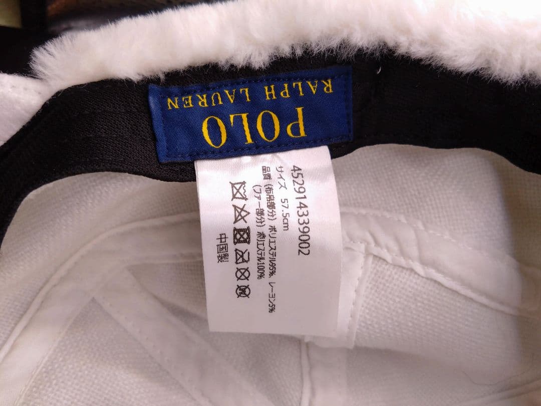 ラルフローレン　冬用　キャップ