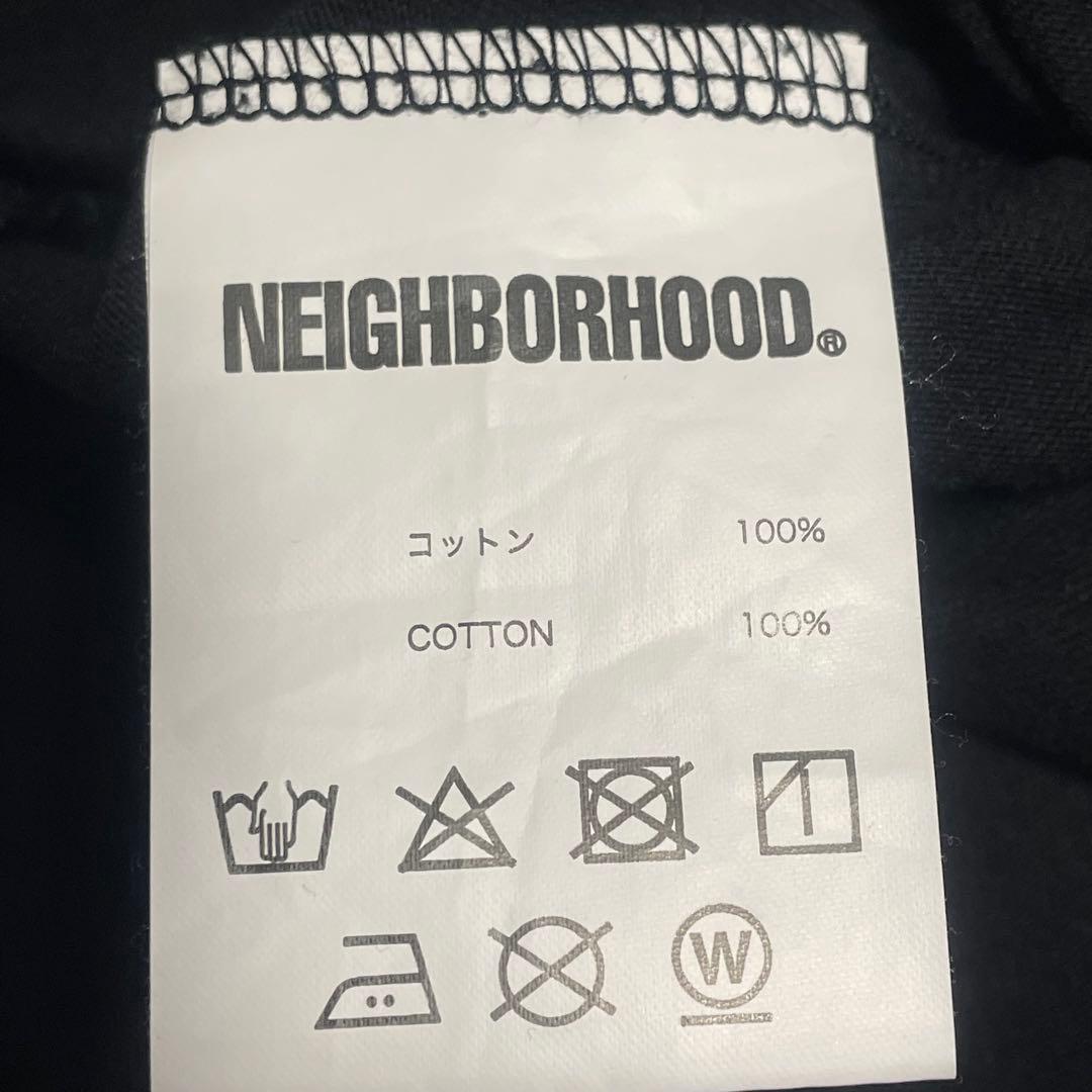 NEIGHBORHOOD ロンT ブラック　BAR & SHIELD 美品