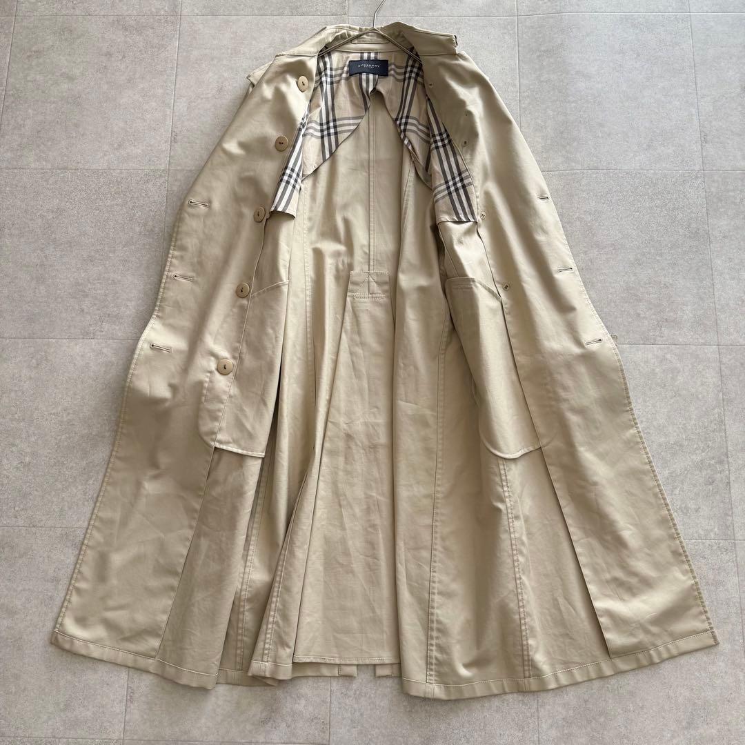 バーバリーロンドン　トレンチコート　ノバチェック　ベルト　9 ベージュ
