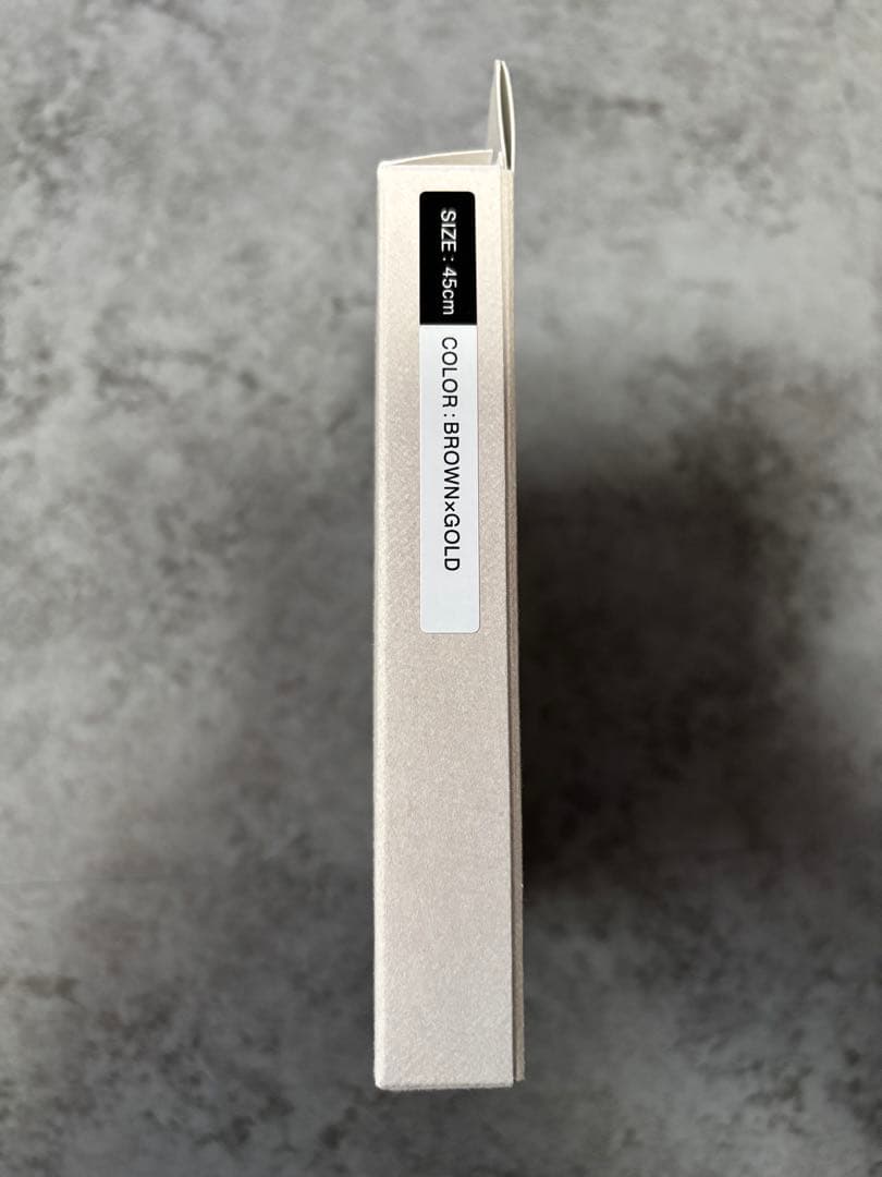 パワードギア HYPER MAG NECKLACE 45cm ブラウン×ゴールド