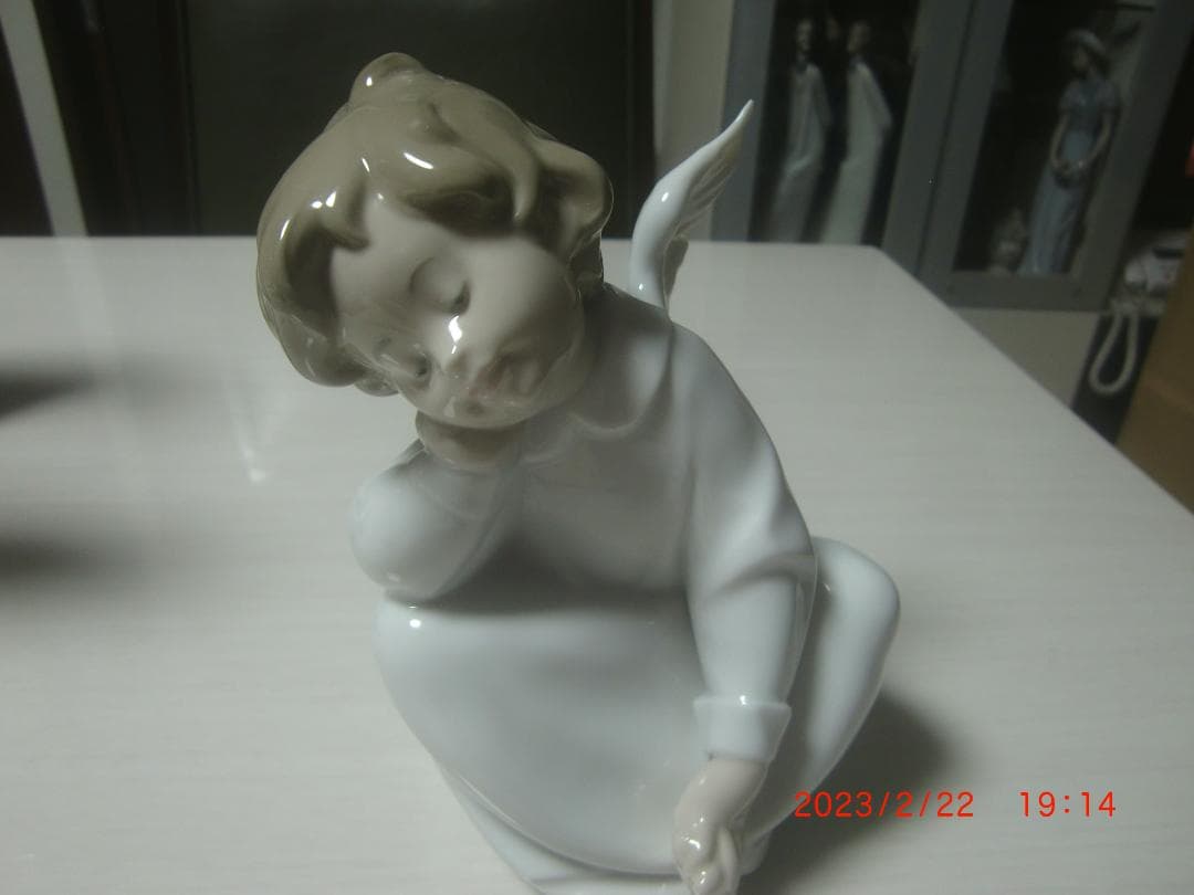 LLADRO　リヤドロ 【天使の考え事(なんとかなるよ)】＃3　リアドロＬ232