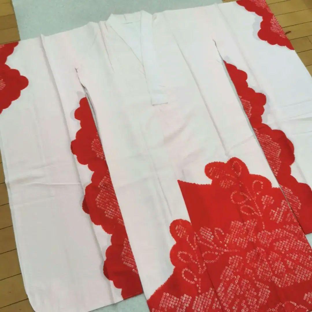【振袖用】至高のお品 絞り染め 長襦袢
