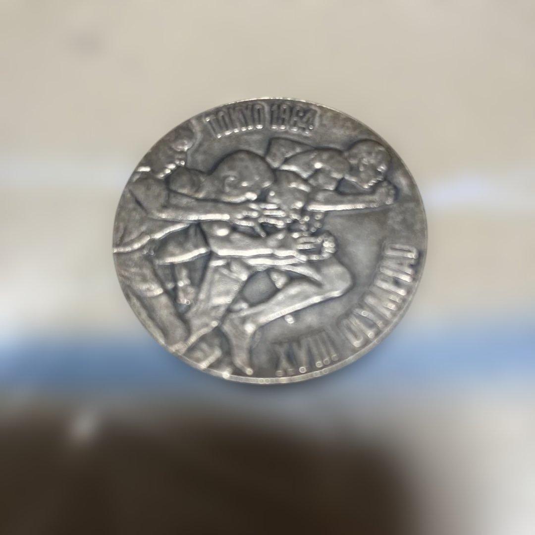 東京オリンピック　記念メダル　銀メダル