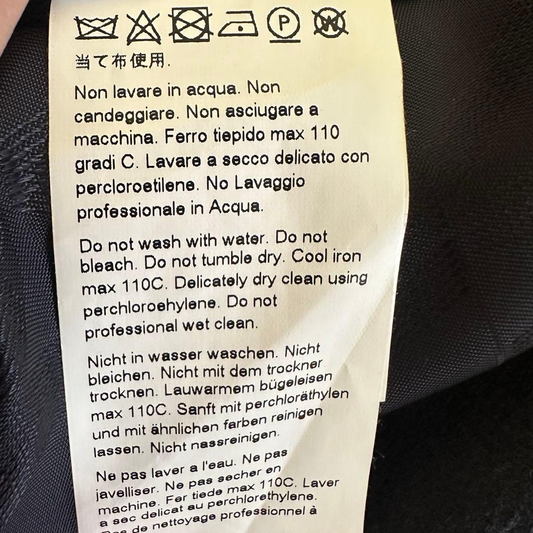 【美品】マリナリナルディ スタンドカラー カシミヤ100% ロングコート 黒