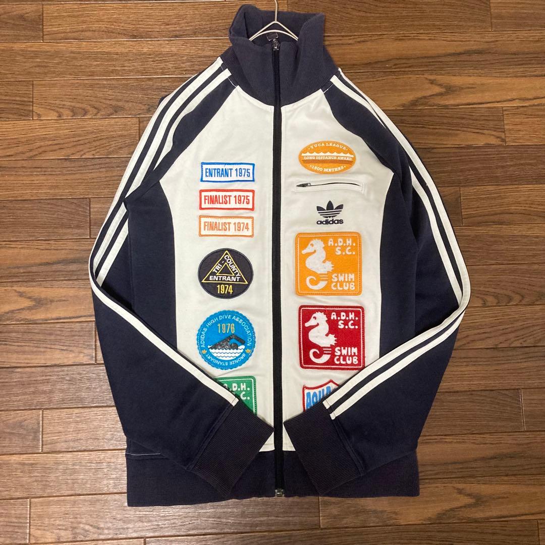 adidas アディダスオリジナルス　トラックジャケット　ジャージ　ワッペン