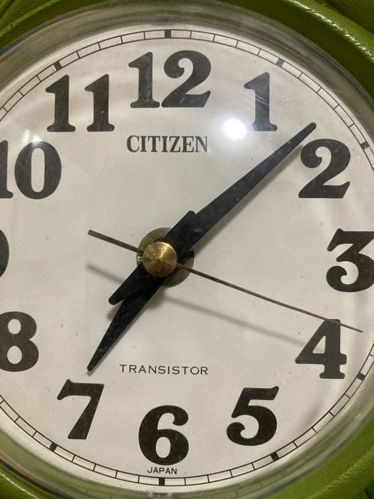 45年前のアンティーク掛け時計　かえる　日本製