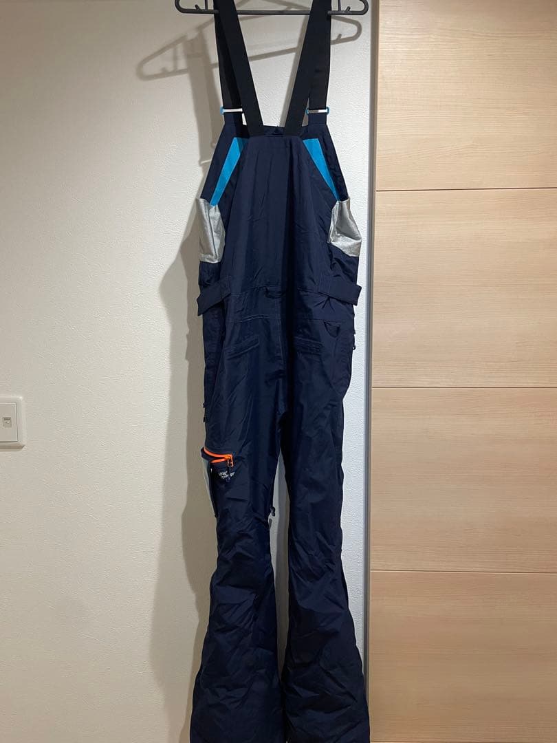 REW19-20アールイーダブリューBIBPANTSビブパンツ紺色　美品