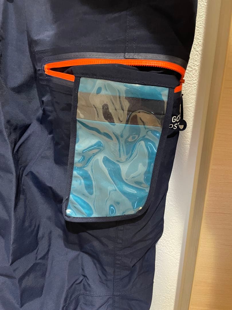 REW19-20アールイーダブリューBIBPANTSビブパンツ紺色　美品