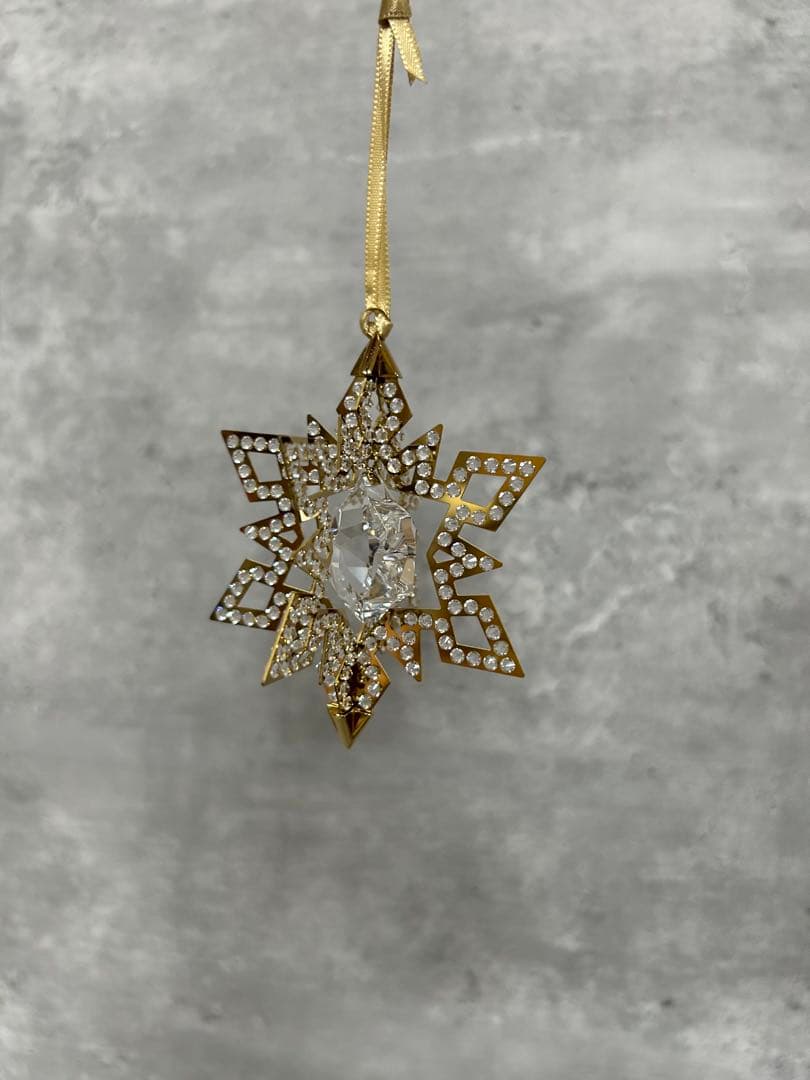 スワロフスキー クリスマスオーナメント スター ゴールド 5135809