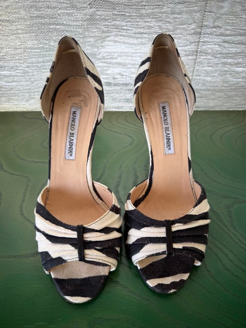 靴 Manolo Blahnik D'Orsay shoes 38 (24.5)