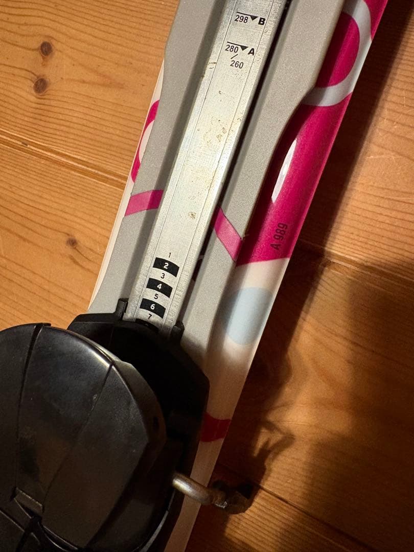 サロモンショートスキー ビンディング付き　120cm