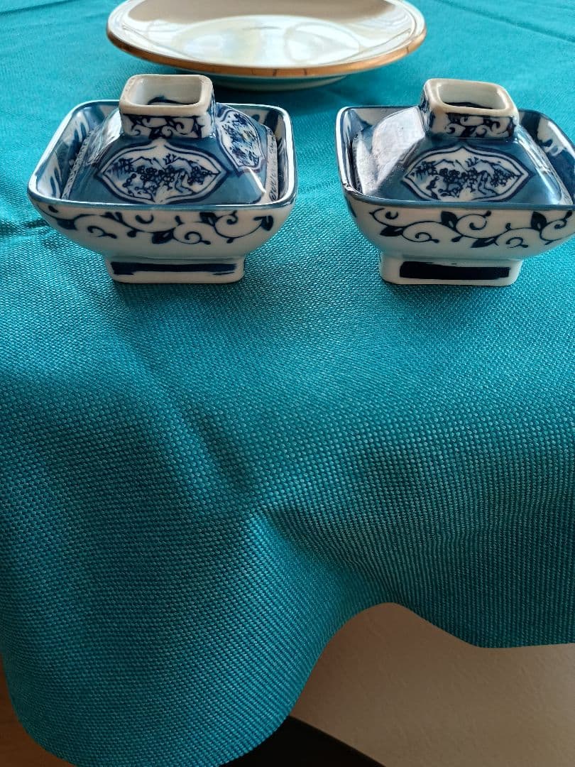 古伊万里 角鉢2つセット江戸時代 超希少