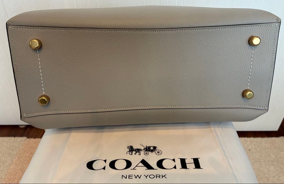 【美品】COACH ウィロートート 正規店購入 保存袋付 軽量 A4可