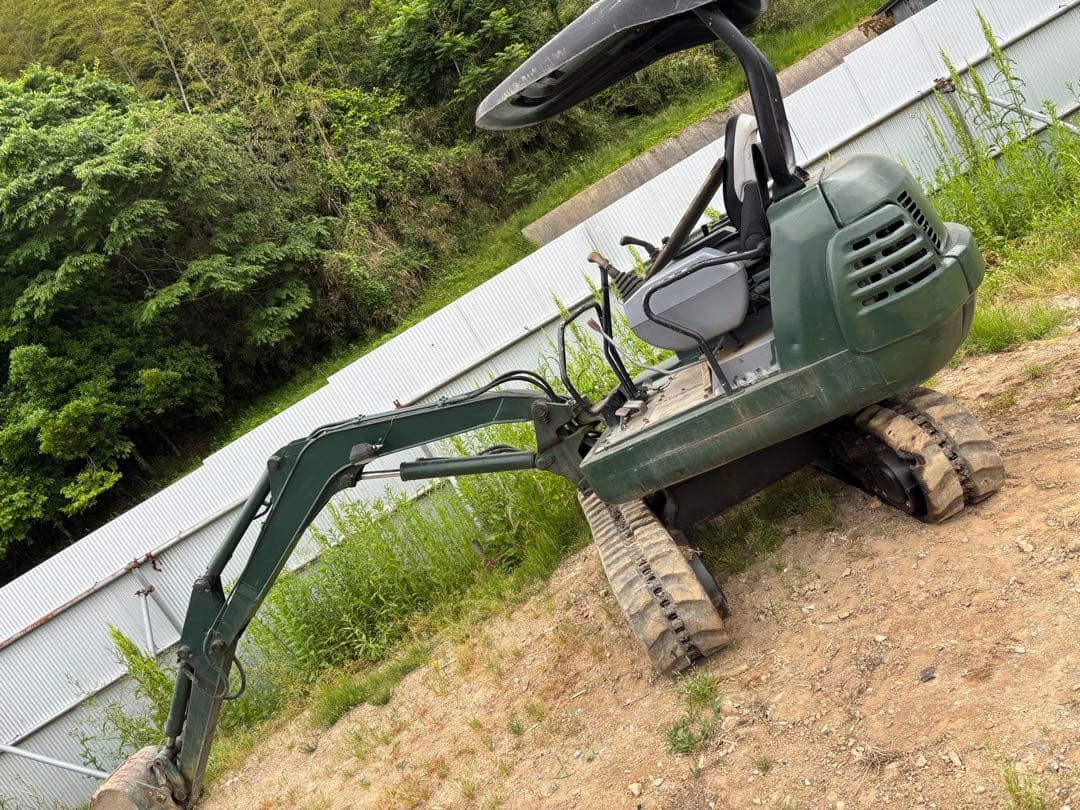 ミニバックホー クローラー式 グリーン