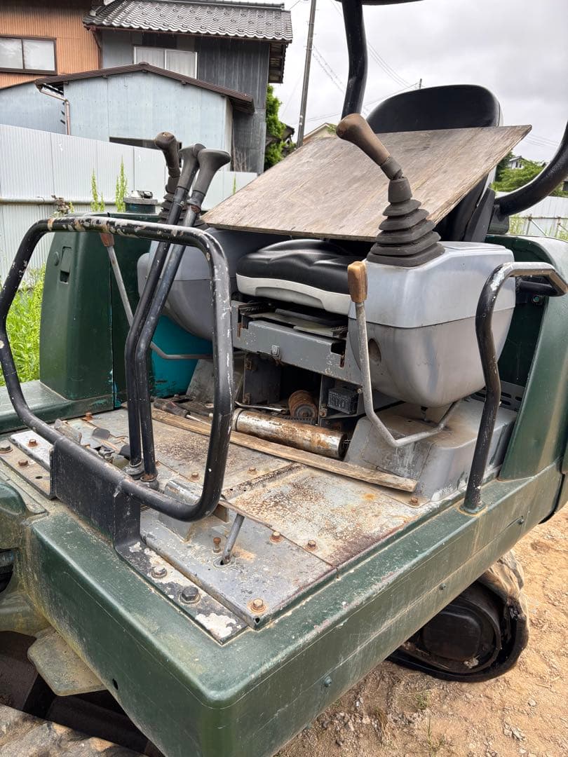 ミニバックホー クローラー式 グリーン