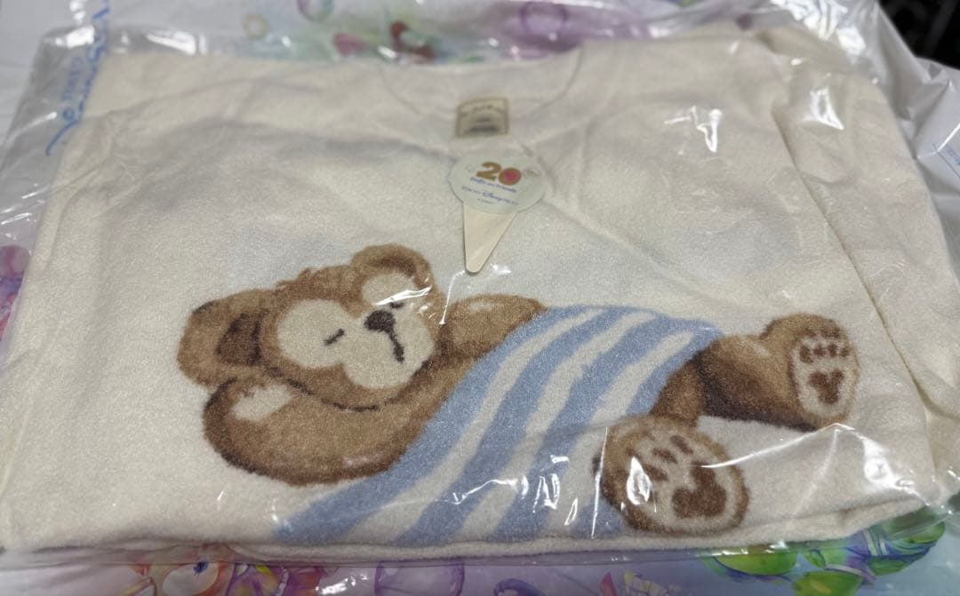 ダッフィー　ジェラート・ピケ　ルームウェア　ホワイト