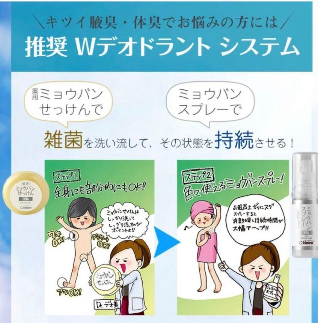 ドクターデオドラント ミョウバンスプレー EX （30ml）５本セット ⑥