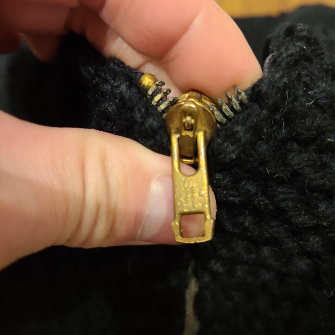 ヴィンテージ60s 1960sカウチン 希少ブラック　スペシャル