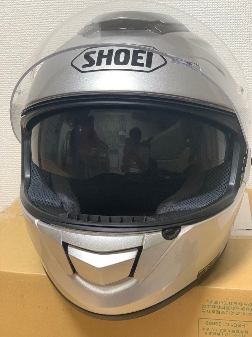 SHOEI GT-Air シルバー Lサイズ 収納袋付属 バイク用品