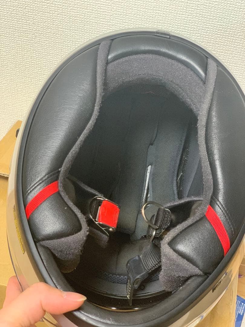 SHOEI GT-Air シルバー Lサイズ 収納袋付属 バイク用品