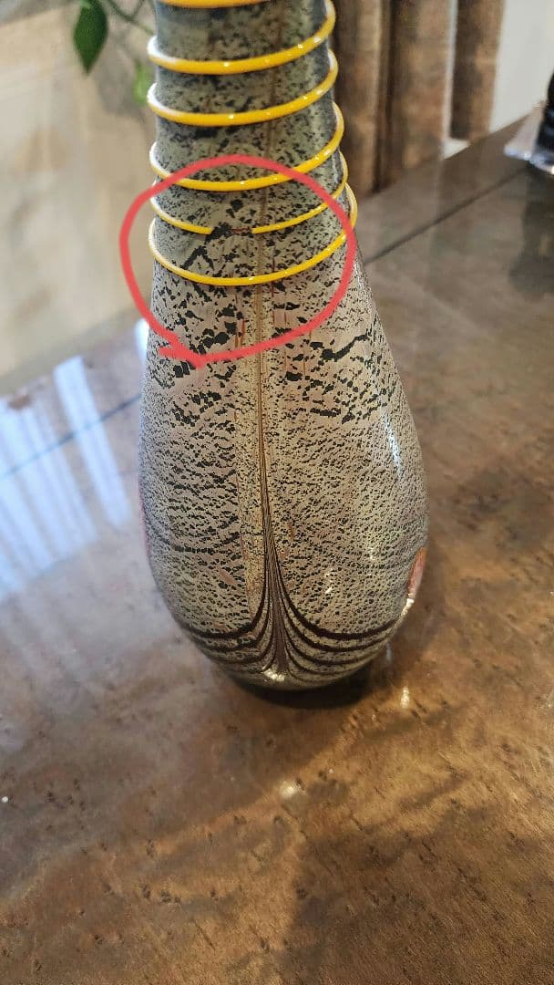 ベネチアンガラス ムラーノガラス 花瓶