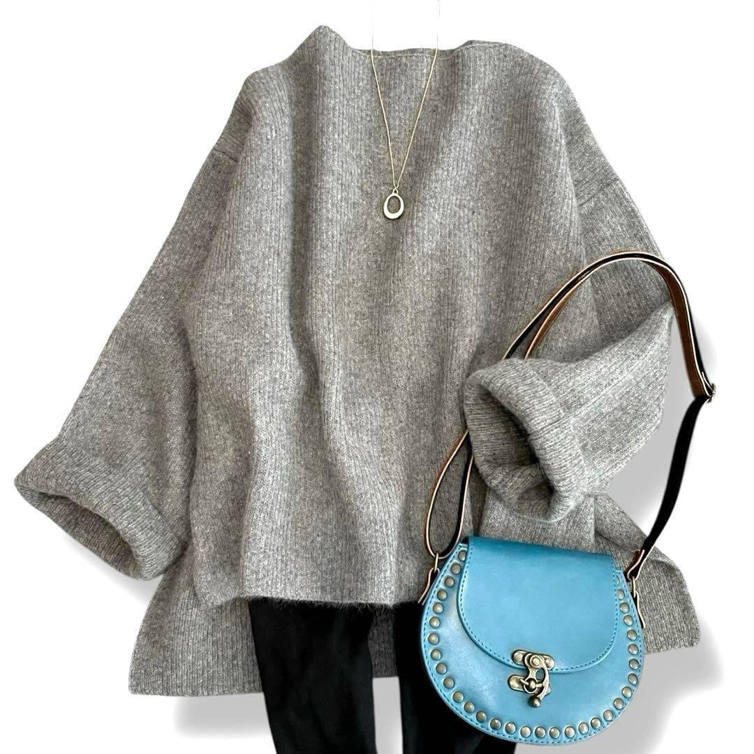 新品◆【定価4.6万】ハーヴェル スタジオ ラクーンニット グレー 38