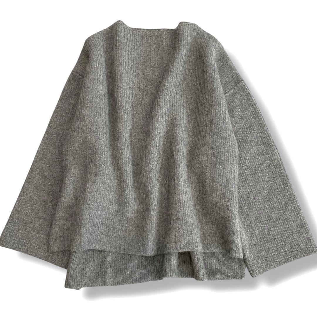 新品◆【定価4.6万】ハーヴェル スタジオ ラクーンニット グレー 38