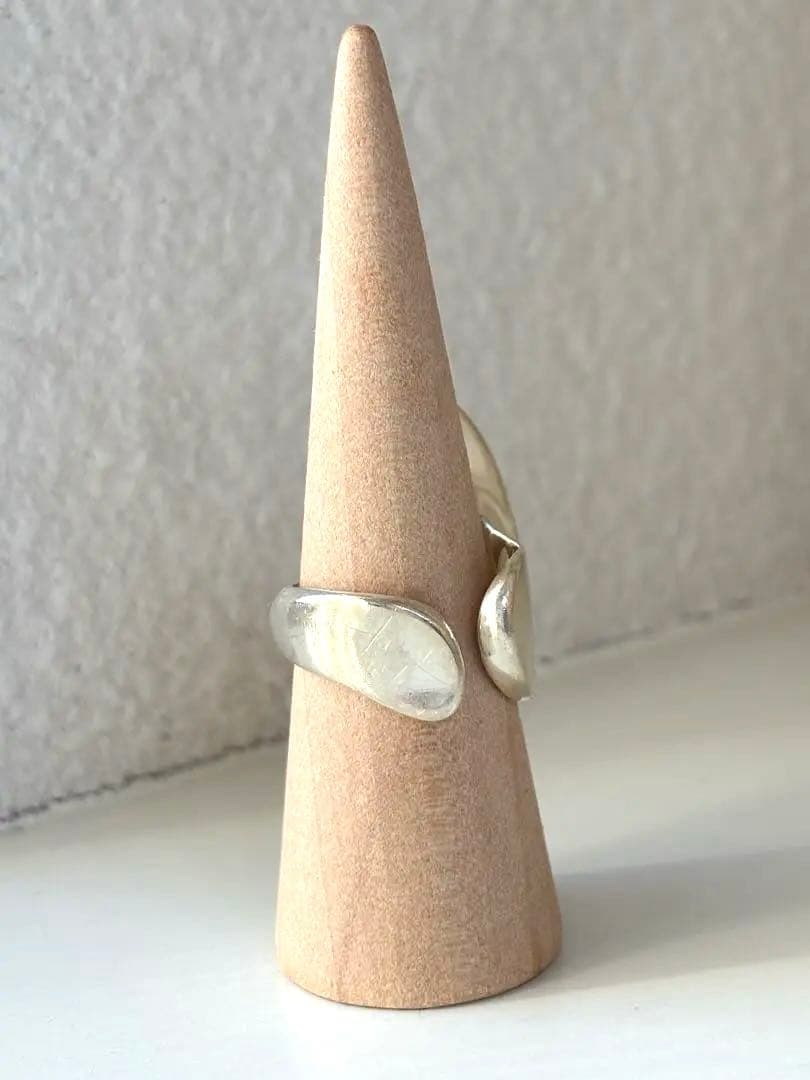 [used]シルバー 925 ウェーブデザイン リング