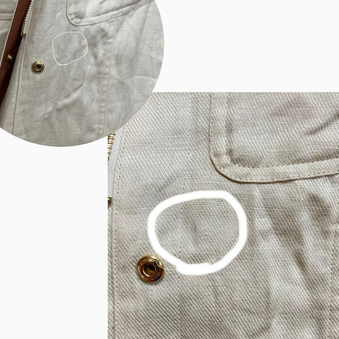 美品　フォトコピュー ジャンパースカート CLAUDE リネン　サロペット