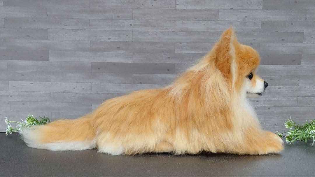 オーダー品　羊毛フェルト犬