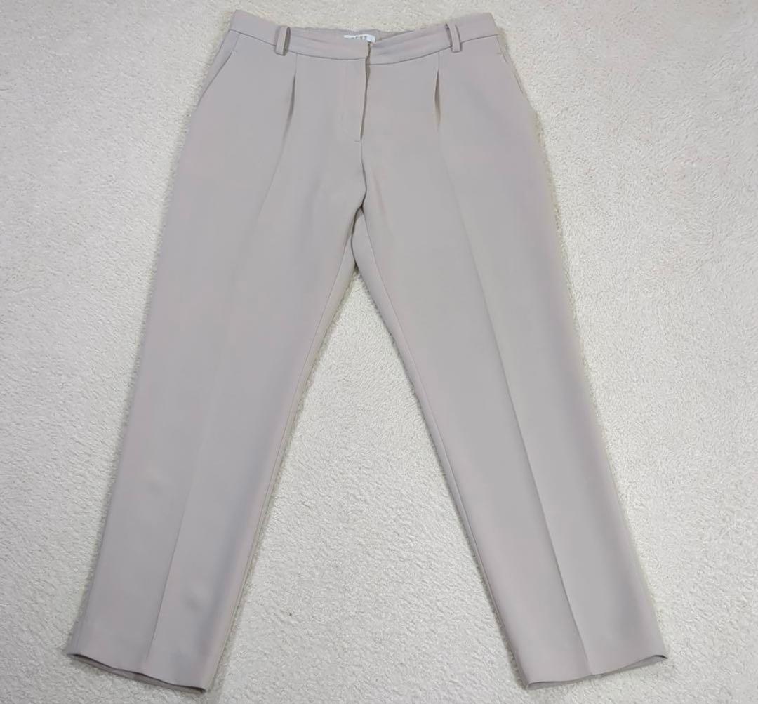 PLSTプラステ 大きいサイズXXL セットアップ ノーカラー アイボリー