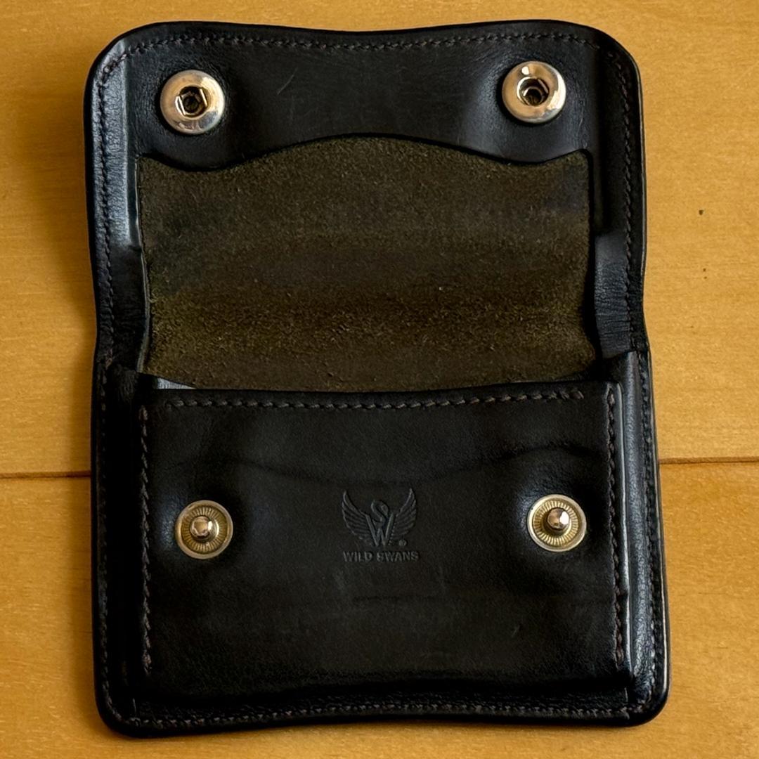 WILDSWANS ケース TONGUE タング 黒 レザー 旧ロゴ
