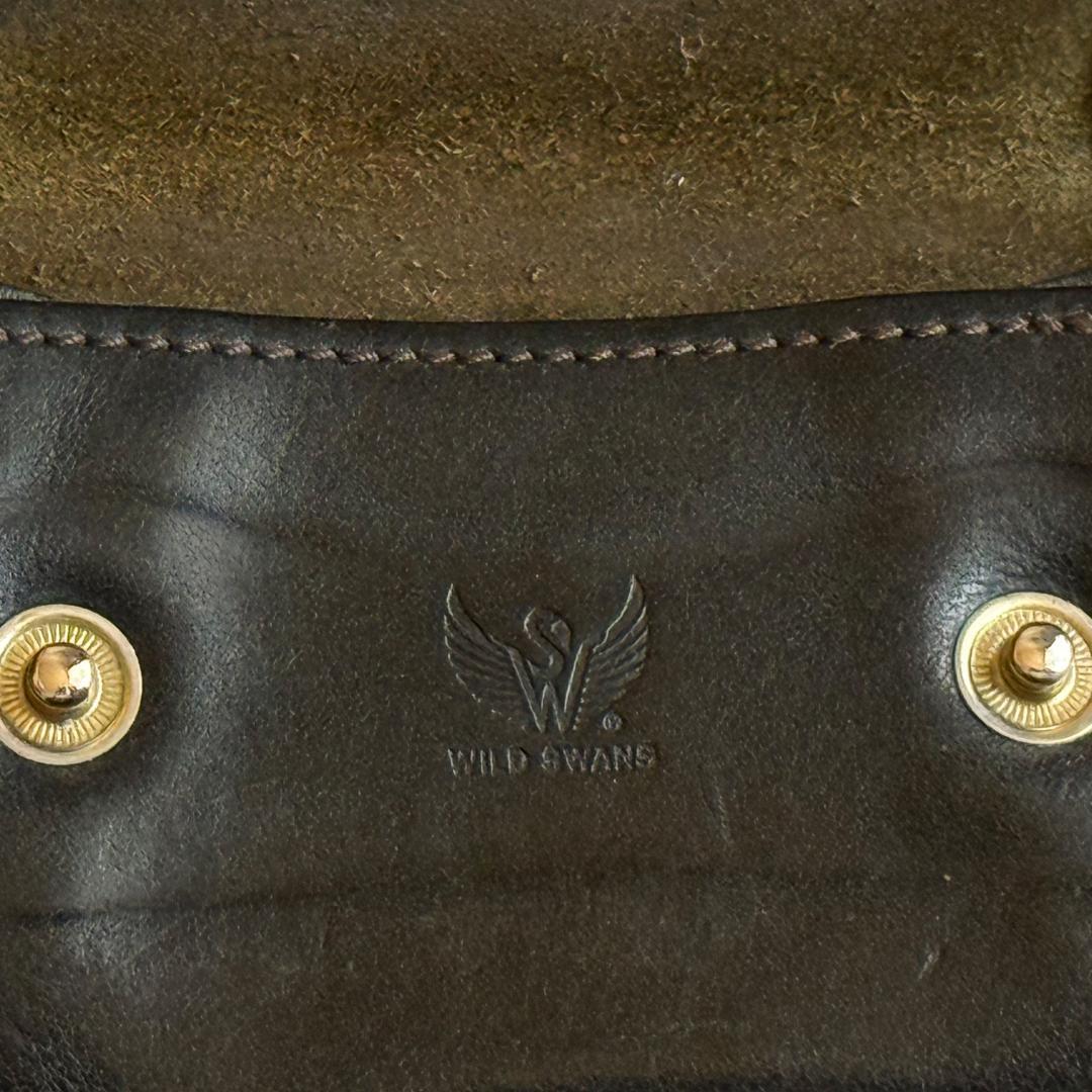 WILDSWANS ケース TONGUE タング 黒 レザー 旧ロゴ