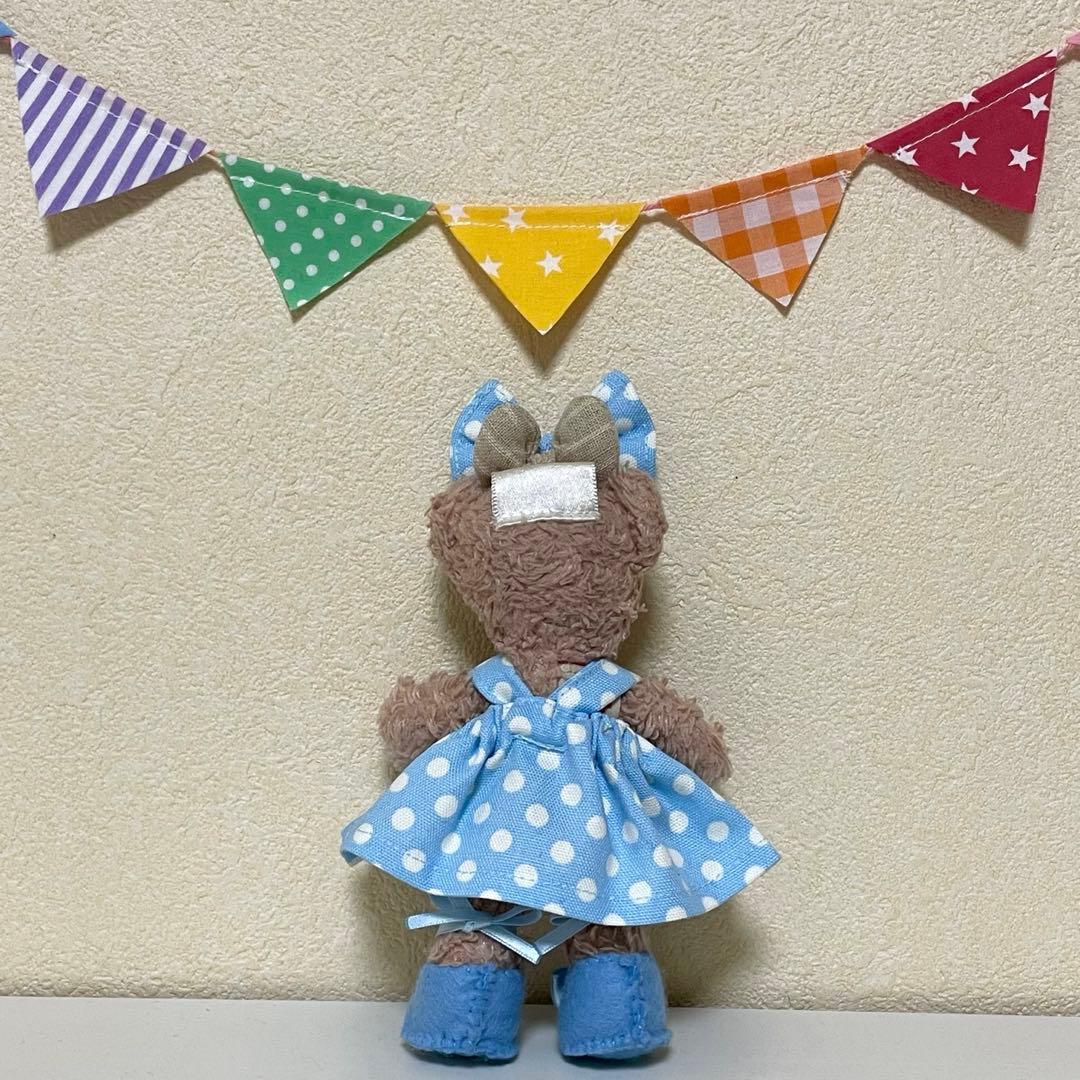 ハンドメイド★ドットワンピース&パンプス★ぬいば♡ストラップ用。パルパルーザ