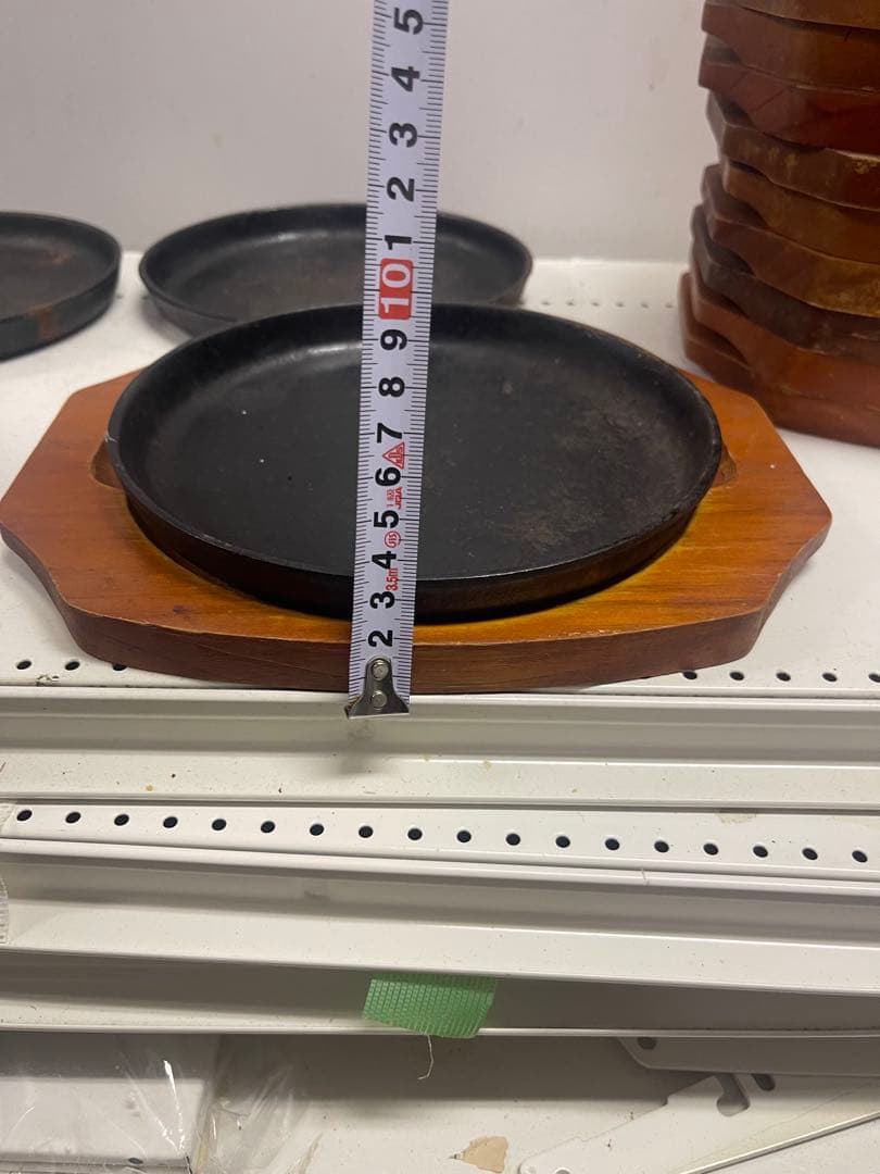 業務用鉄板皿木製トレー付
