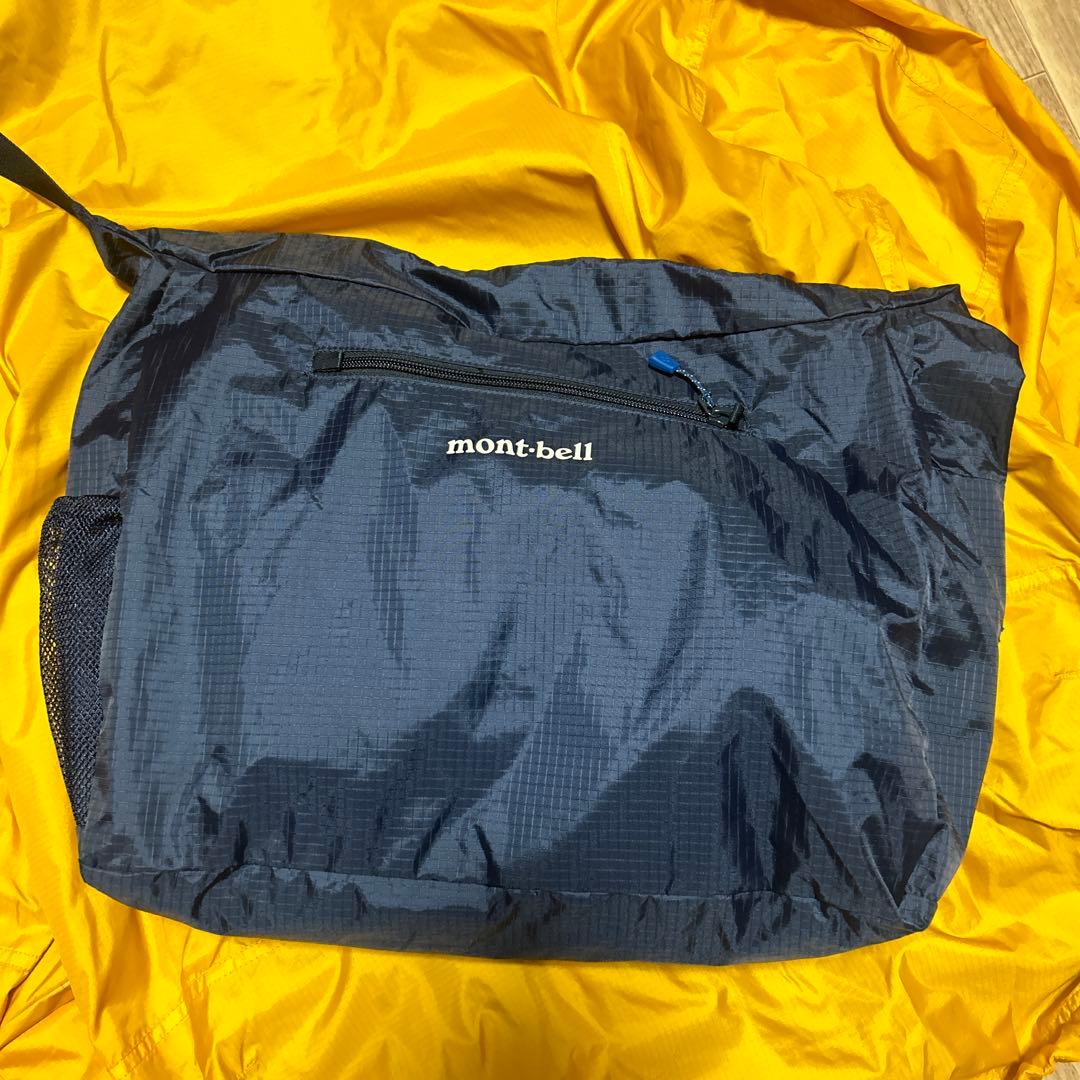 old mont-bell モンベル　ネイビーメッセンジャーバッグ　古着　y2k