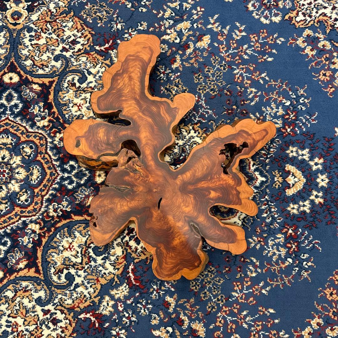 木製 置物 天然木花台　置き台　古物商品 天然