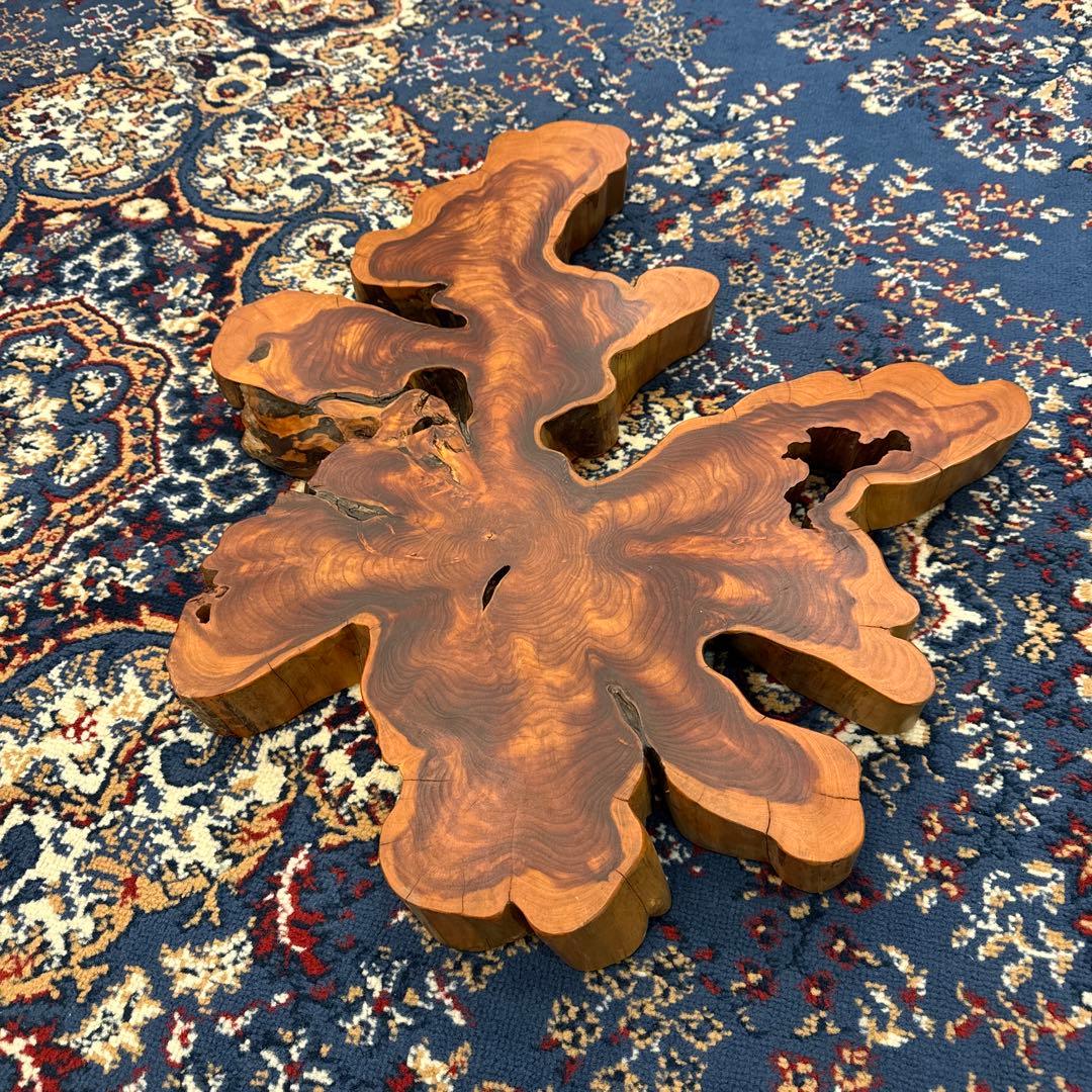 木製 置物 天然木花台　置き台　古物商品 天然