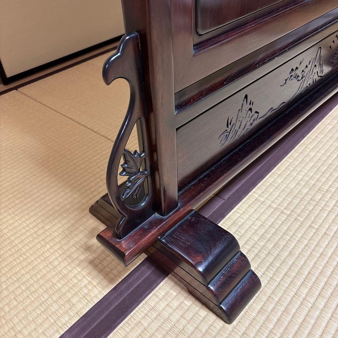 【衝立】ついたて　目隠し　アンティーク家具