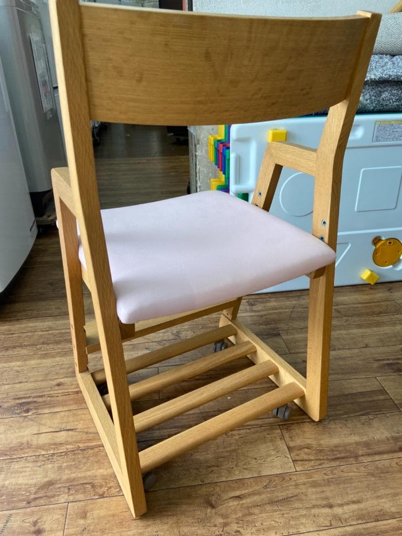 チェア 飛騨家具 イス リビングチェア 椅子 キャスター付き①